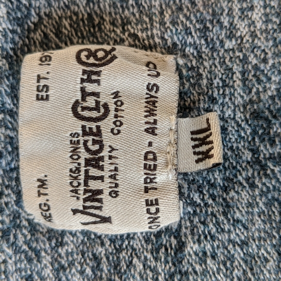 Blue cotton sweater by Jack & Jones Vintage Clth. - Picture 8 of 10